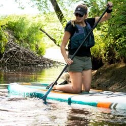 Antigua 106 Inflatable Paddle Board -Boating Store Antigua10610 6inflatablepaddleboardlifestyle3 pelicanpaddleboard