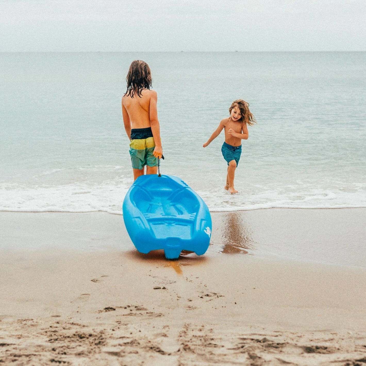 Pelican Sport Combo - 2 Solo Kids Kayaks With Paddles - Blue 2 Pelican Sport Combo - 2 Solo Kids Kayaks With Paddles - Blue - Image 2