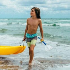 Pelican Sport Combo - 2 Solo Kids Kayaks With Paddles - Yellow/Blue 8 Pelican Sport Combo - 2 Solo Kids Kayaks With Paddles - Yellow/Blue -Boating Store Combo Solo Jaune Bleu Poignee LS2