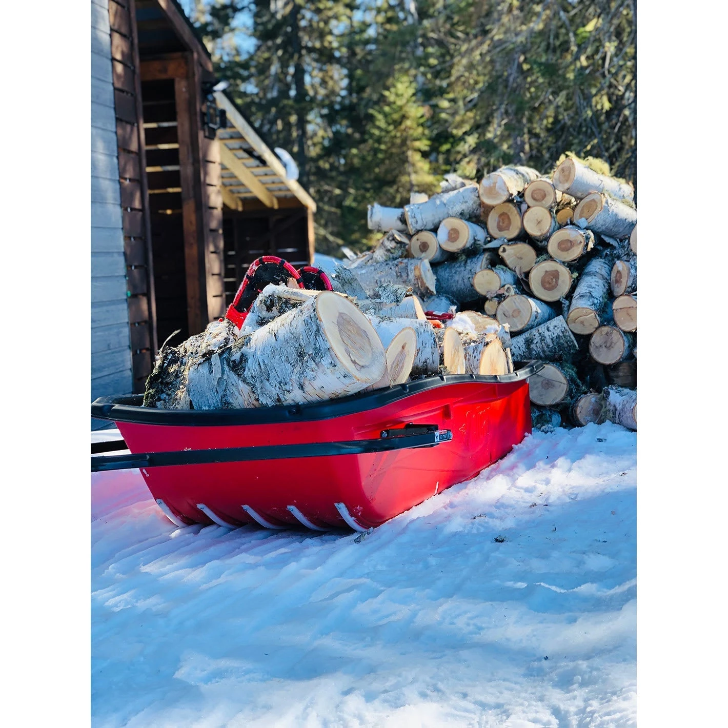 Pelican Sport Trek Sport 82 Utility Sled With Runners, Tow Hitch & Travel Cover 4 Pelican Sport Trek Sport 82 Utility Sled With Runners, Tow Hitch & Travel Cover - Image 4